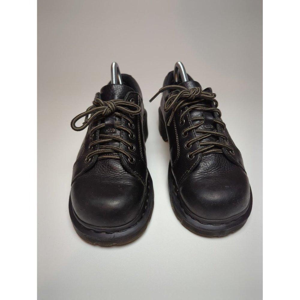Dr. Martens Women's Melissa Platform Shoe 10 Black Leather